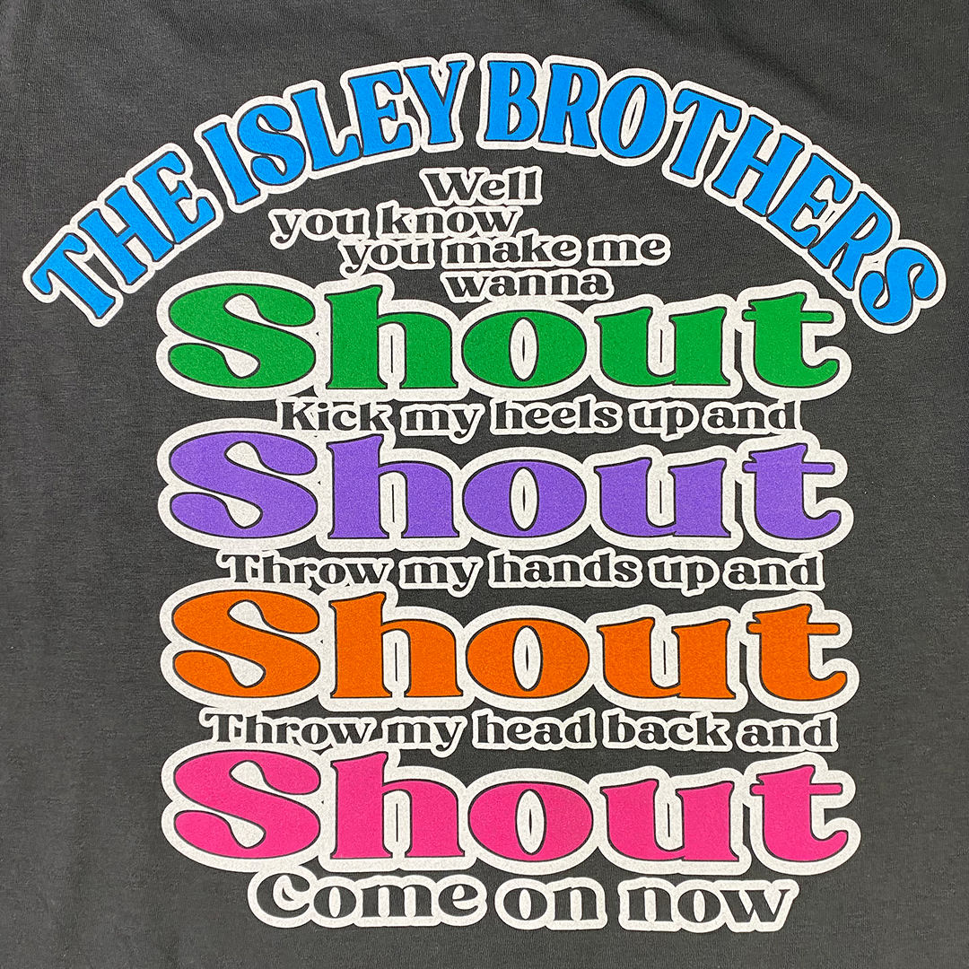 "Shout Lyrics" T-Shirt