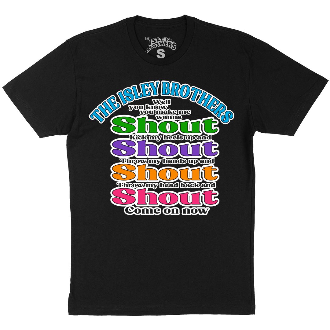 "Shout" T-Shirt in Black